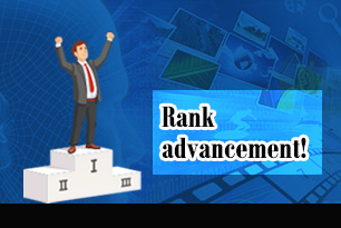 Rank advancement feature in MLM Software for user-network Progress